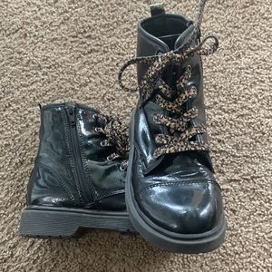 Patent Faux Leather Boots | Poshmark